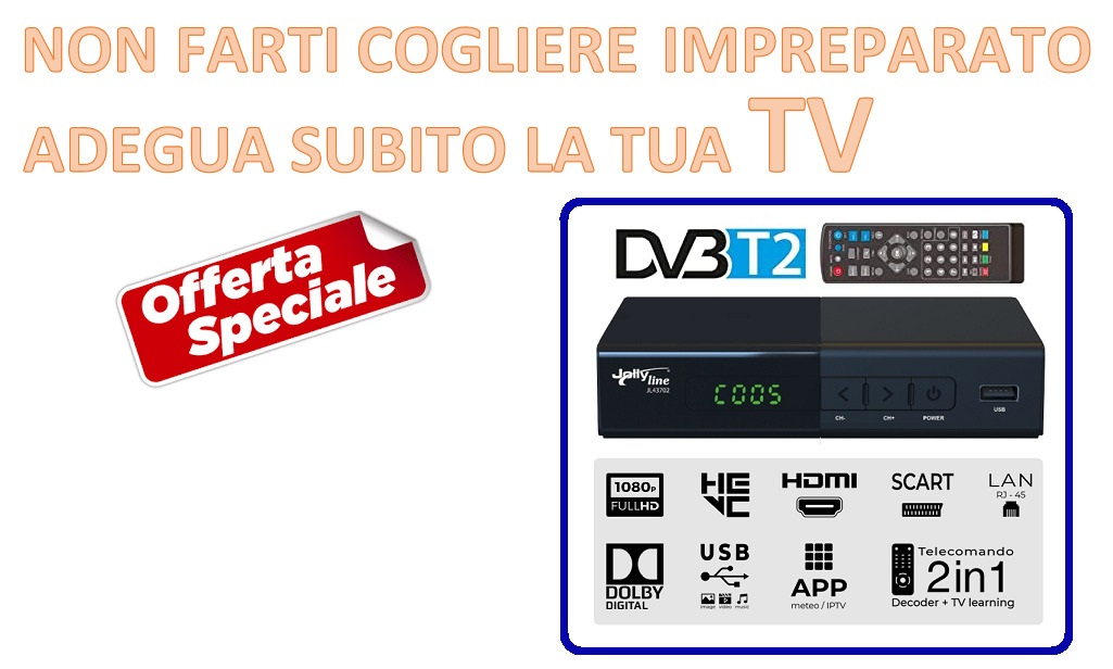 Decoder digitale terrestre Jl43702 HD