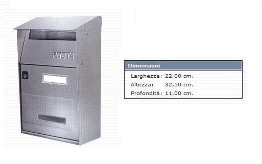 Cassetta postale INOX DTL  Alubox