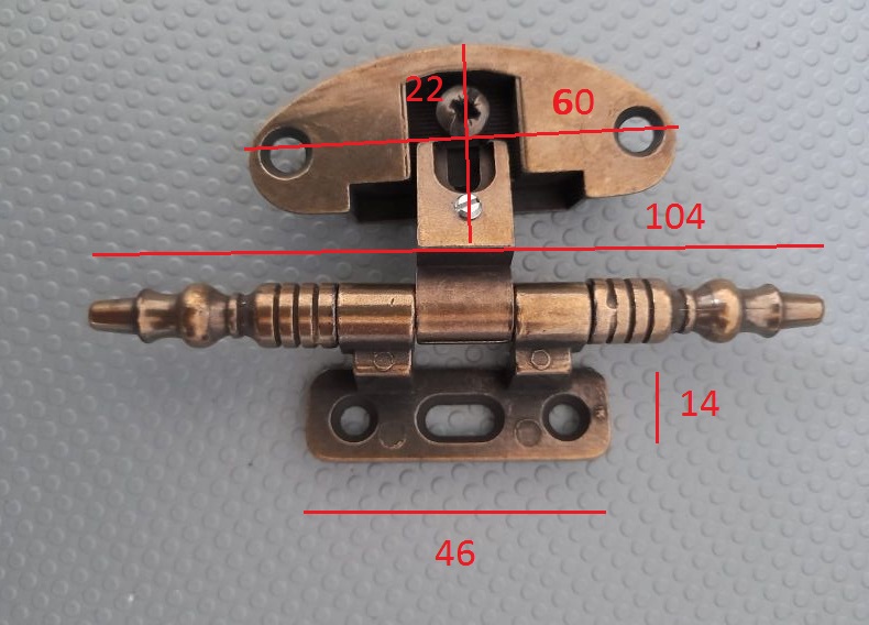 Cerniera per mobili tipo 9