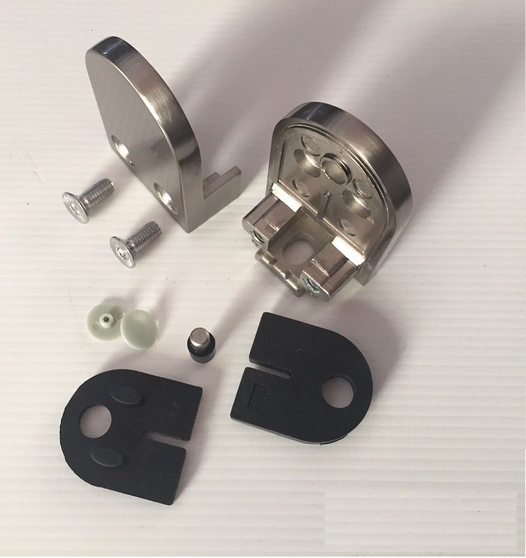 Supporto a pinza per vetro cod. 2201 - Accessori per Infissi e Serramenti  in Alluminio - MasterItaly