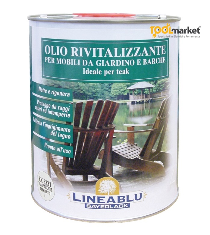 Olio KK3331  speciale per Teak ambrato trasparente da 750ml Sayerlack
