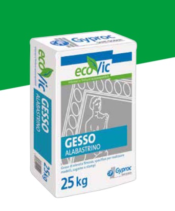 Gesso alabastrino rapido in polvere da kg 25