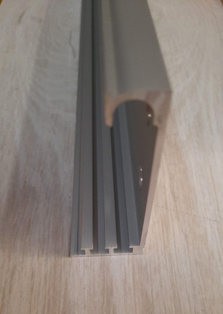Kit per porte scorrevole esterno muro da 120 cm con fermo ammortizzato AIRONE Sliding kg 80 