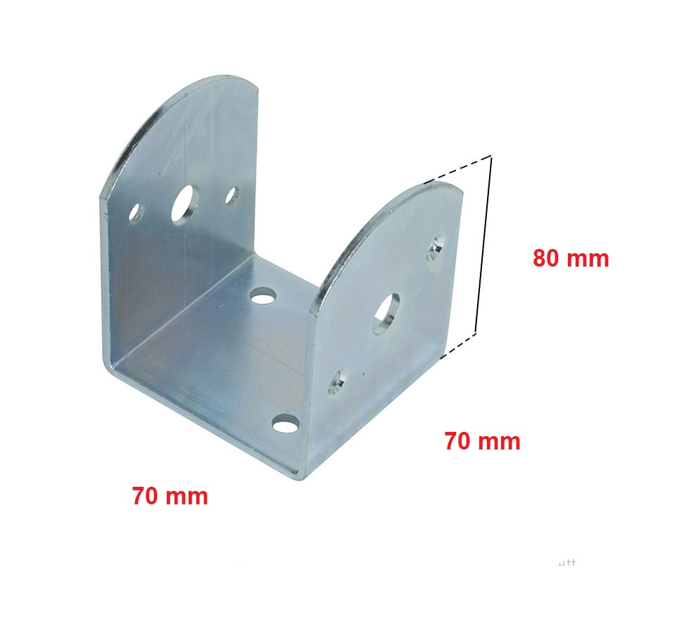 Staffa per travi a U 80x70x80 art 8/583