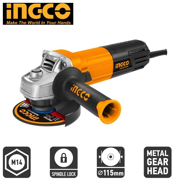 Smerigliatrice professionale 950 W angolare modello AG8508E INGCO 