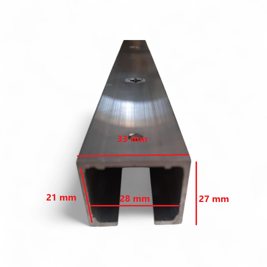 Kit per porta scorrevole binario + carrelli  DRAGON BLU Sliding