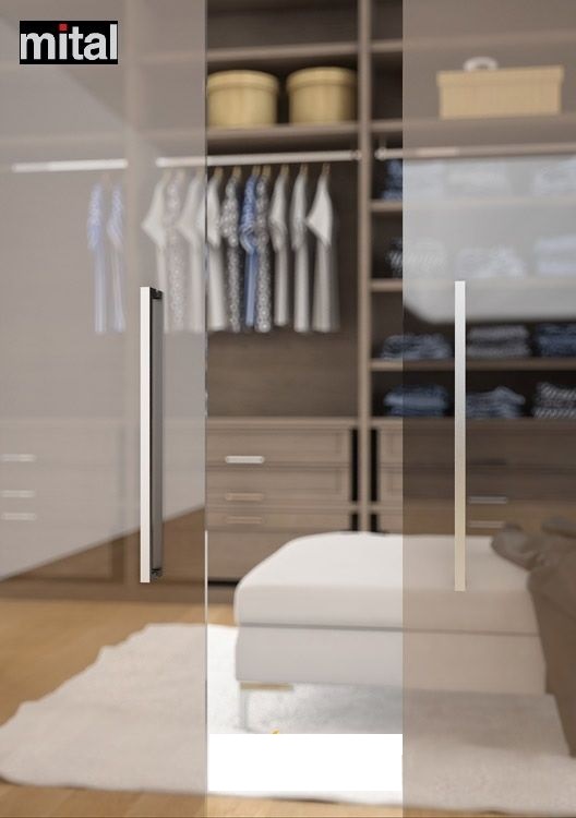 Maniglione in zama serie 3131 x porte scorrevoli Mital