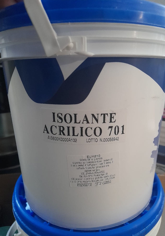 Fissativo acrilico 701 consolidante per muri da 5 lt SIFRA  