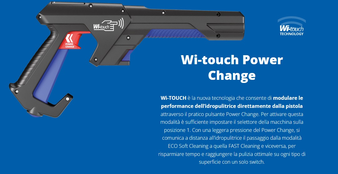 Idropulitrice ANNOVI REVERBERI  modello DTS Series 4.1 Wi-TOUCH