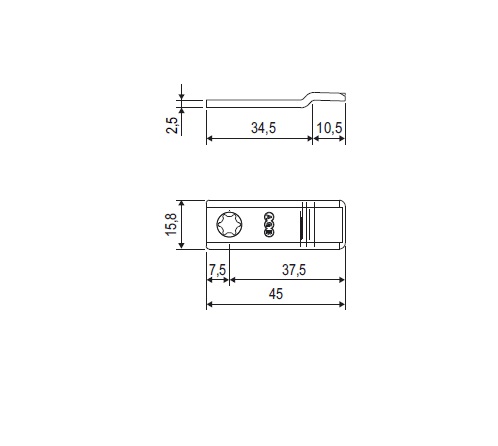 AGB piastrino di copertura  A501940100 ARTECH  