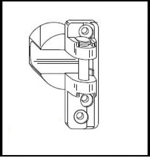 Supporto forbice ARIA 12 (sovrapposto) A4004106xx