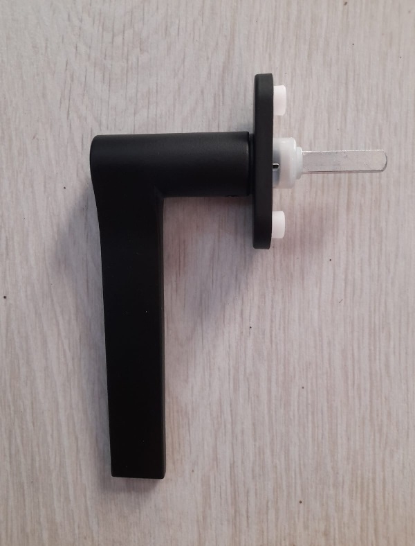 Maniglia DK per finestre  1400 Ghidini nero opaco