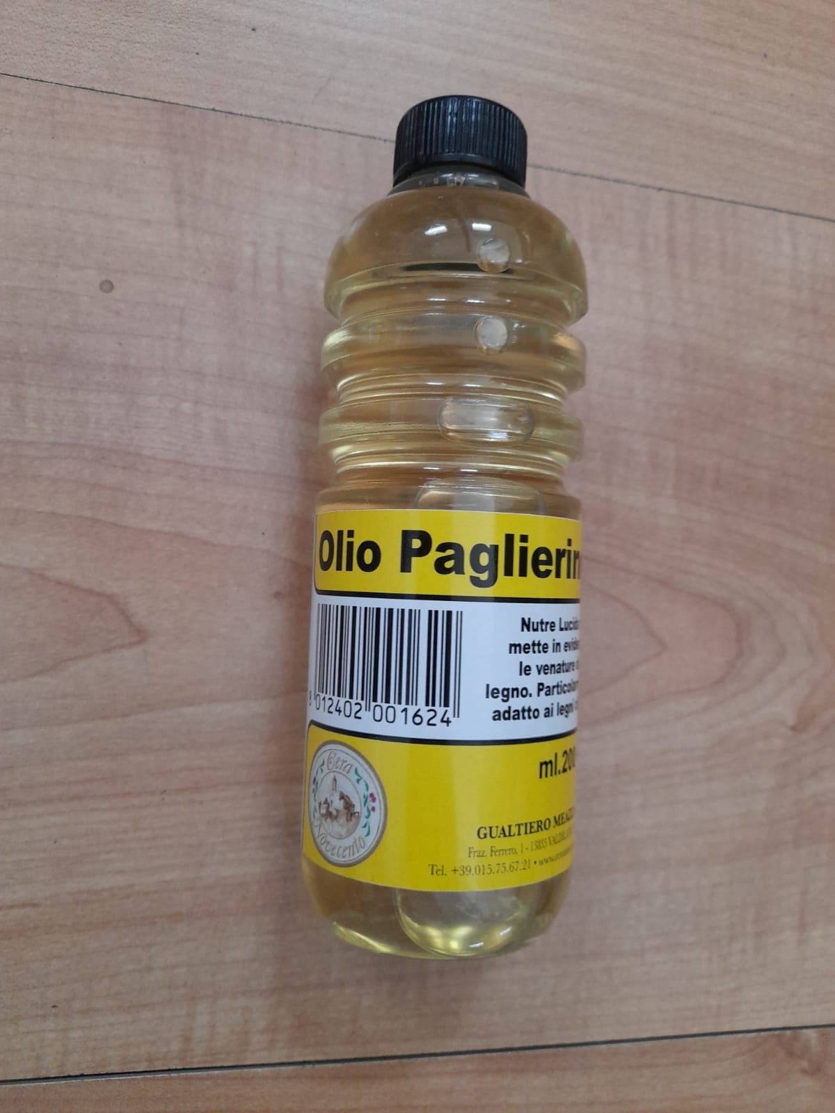 Olio paglierino da 250 ml 