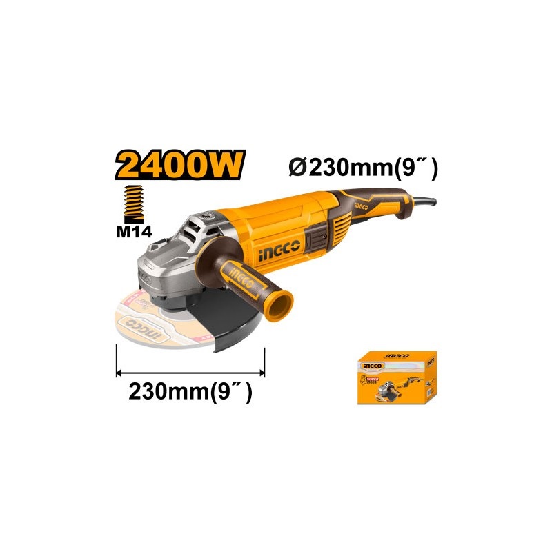 Smerigliatrice angolare 2400 W  modello AG 24008E INGCO 