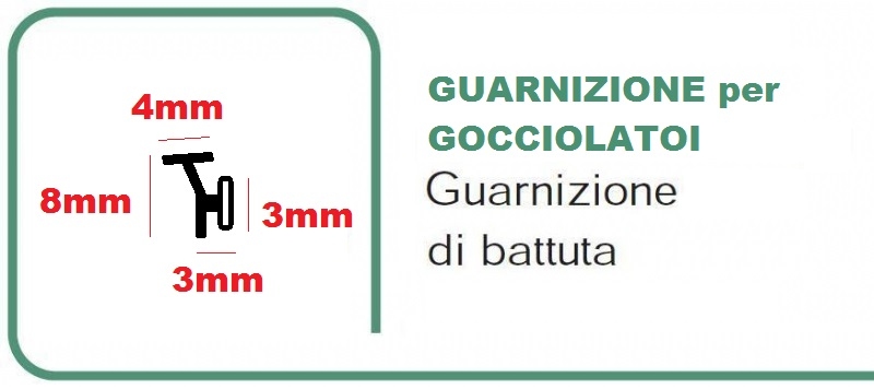 Guarnizione per gocciolatoi A132 AC