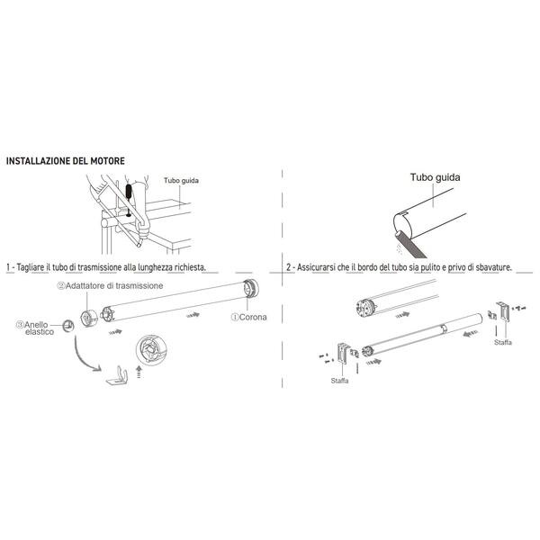 Motore per tapparelle 55kg - 30Nm by Comunello MB45SM30H0W00 
