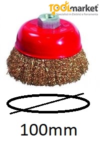 Spazzola a tazza M14 smerigliatrice 