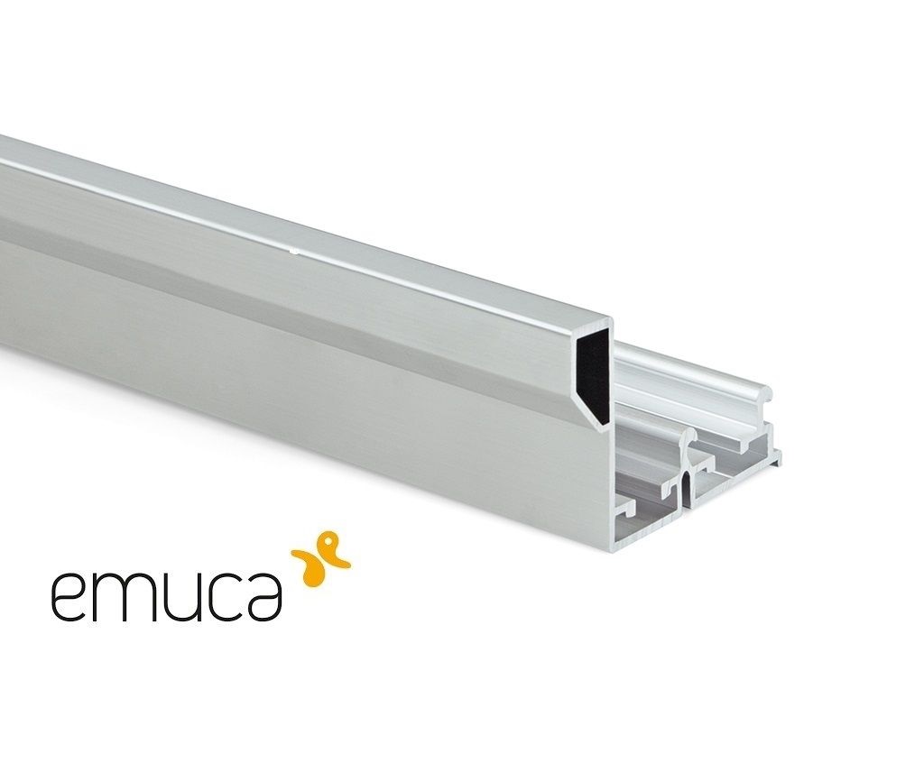 Emuca Kit per armadi 2 ante sovrapposte 23 mm SPACE + spessore anta