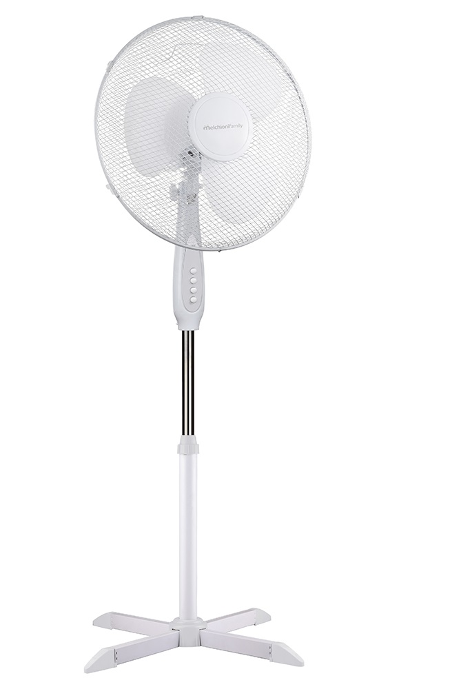 Ventilatore a piantana bianco silenzioso 40 cm MF 2109P40