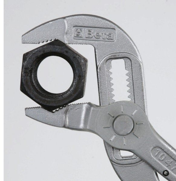 Pinza regolabile a pulsante con impugnatura bimateriale 240 mm Beta