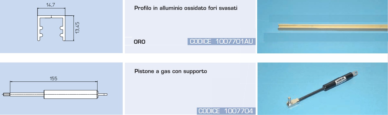 Kit  porte a libro a battente Nibbio Sliding 1007703AU