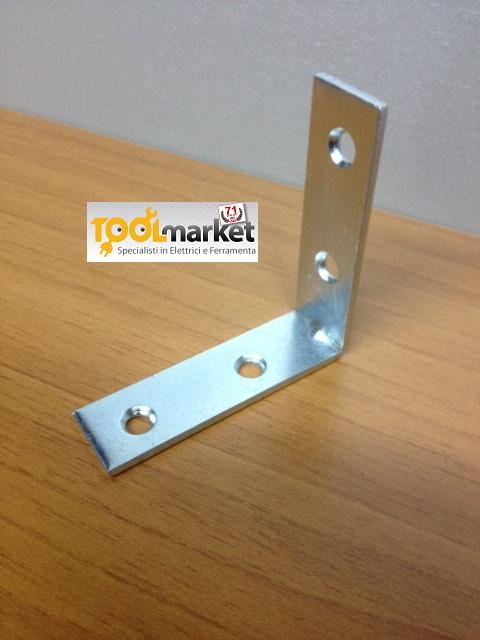 Lastrina angolare zincata 60x60 mm