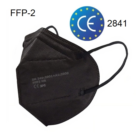 Maschera protettiva nera FFP2 PACCO DA 20 PZ - FAMEX