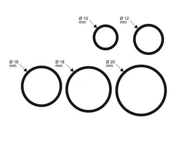 Profilo alluminio tubo Anodizzato argento da MT 2