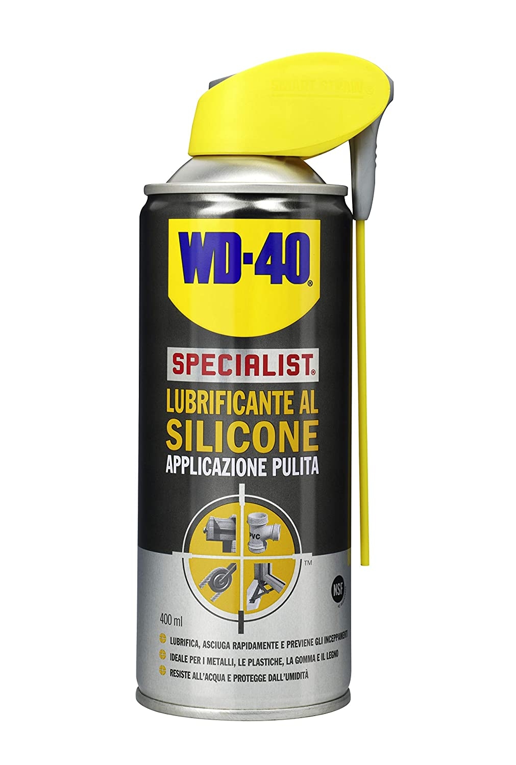 Lubrificante al silicone applicazione pulita specialist -WD40