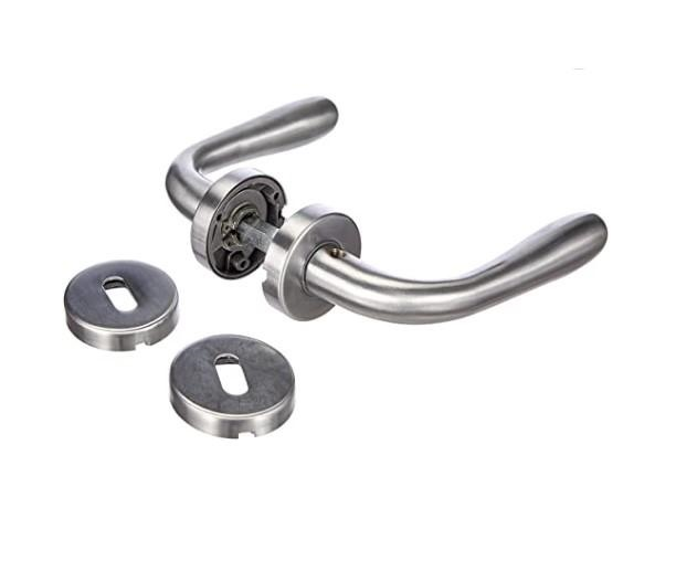 Maniglia per porta in alluminio Agnone Telese cromosat F0322 R8 