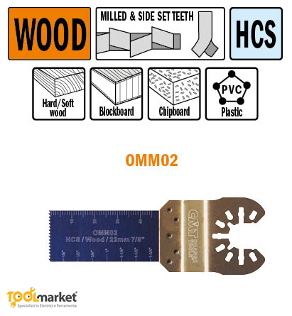 Lama multiutensile OMM02 22mm CMT