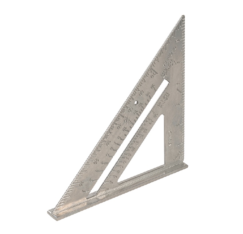 Squadra carpentiere in alluminio 18 x 18 x 25 cm Tool