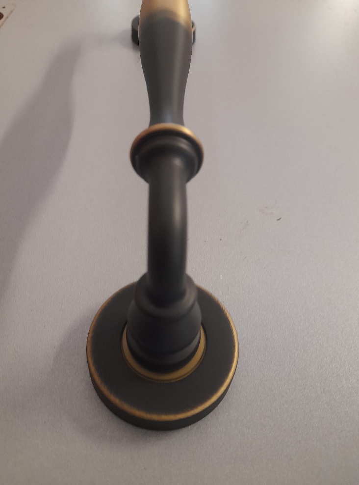 Maniglione Tosca bronzo sfumato opaco da 225 mm  - LINEA CALì 