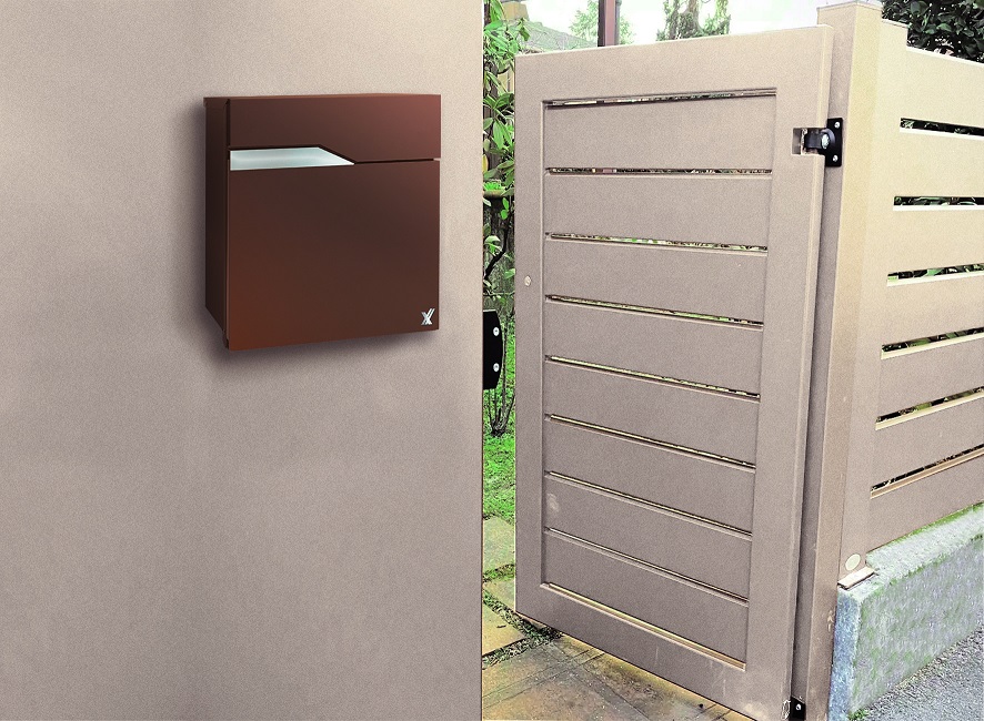 Cassetta postale Nettuno color RUGGINE Alubox