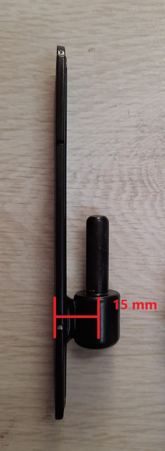 Cardine fisso serie Abaco H00924 AGB