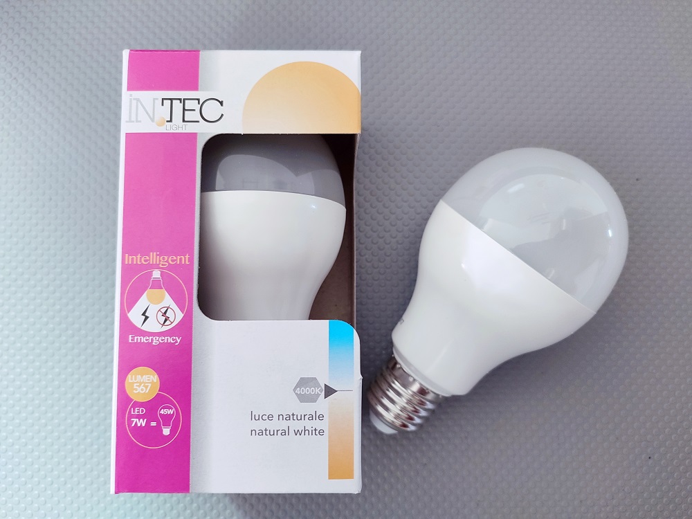Lampada di emergenza ANTIBLACKOUT da 4000K - INTEC