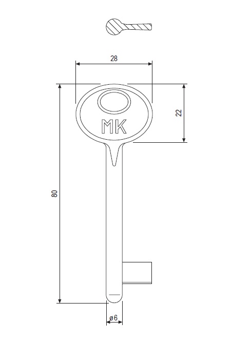 Chiave patent pass-partout per patent AGB