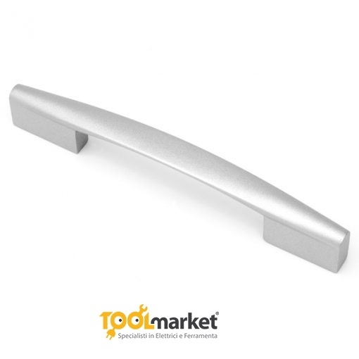 Maniglia poliplast in plastica int 64 alluminio ral 9006