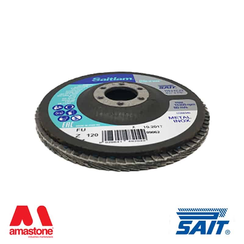 Disco lamellare per metallo e inox 115 Sait