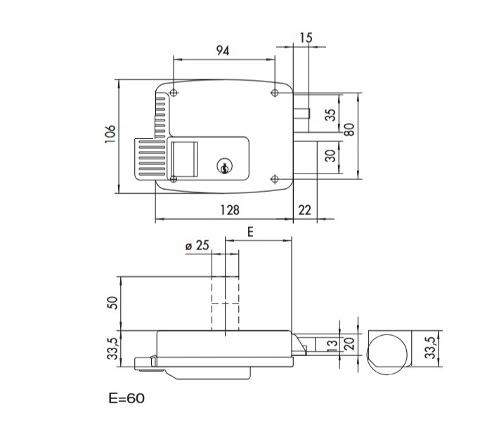 Serratura Elettrica per metallo 2776/2176 regolabile ICSA