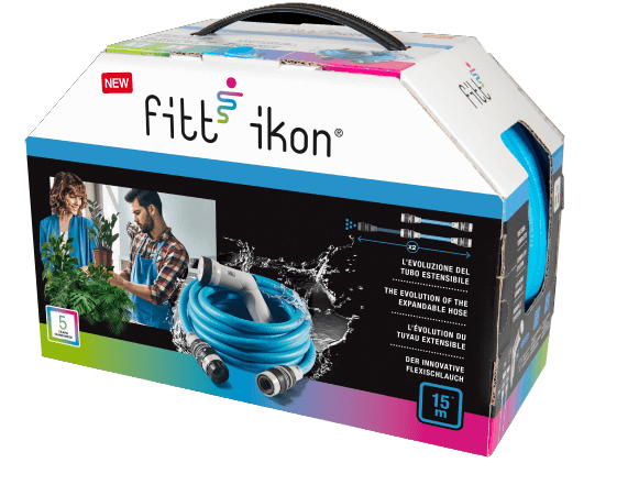 Tubo estensibile per l'irrigazione IKON da 15mt - FITT