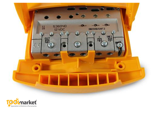 Amplificatore da palo per antenna 2 ingressi Televes