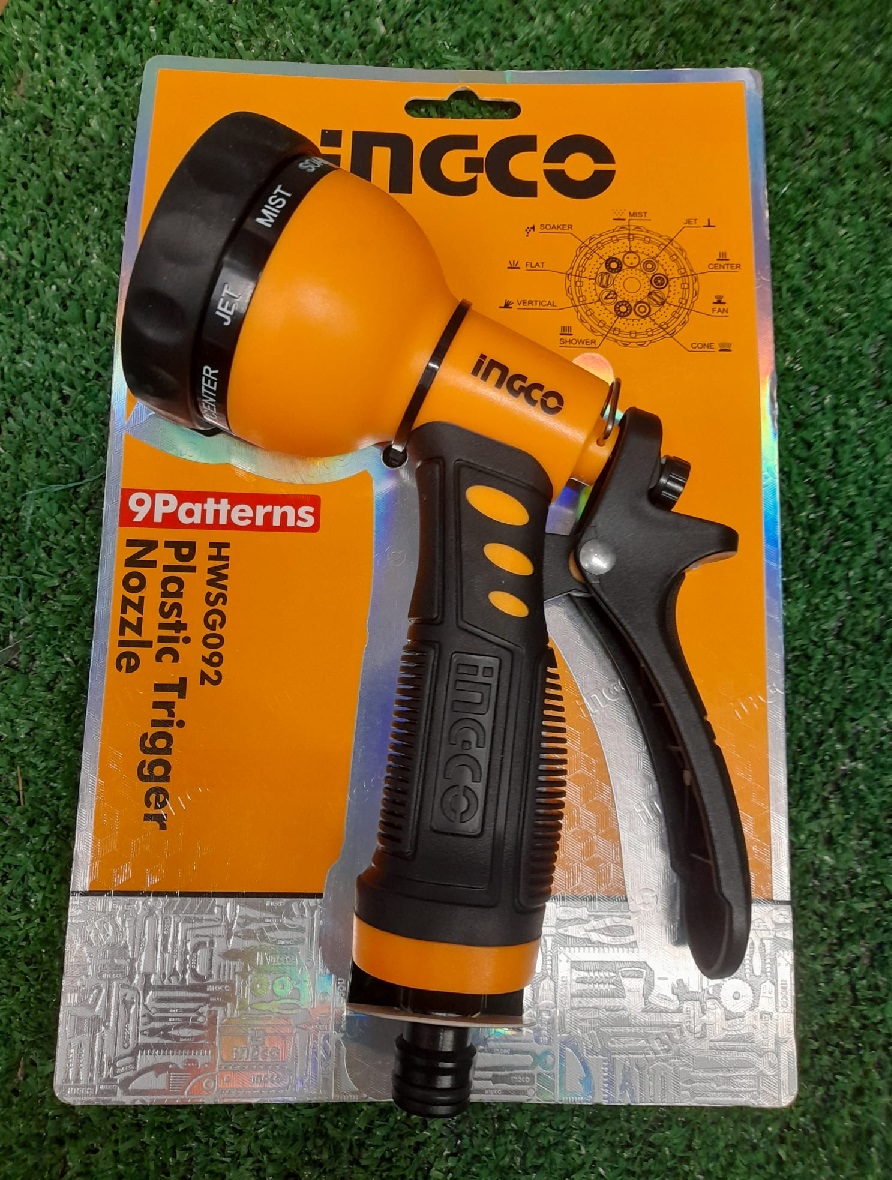 Pistola per innaffiare 9 getti ingco