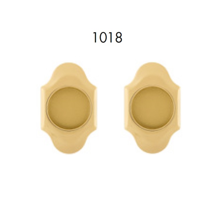 Kit Maniglia per porta scorrevole 1018T oro lucido Mandelli 