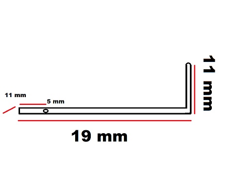Fermaspecchio ad unghia confezione da 10 pz