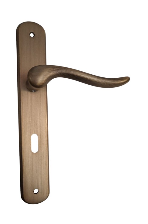 Maniglia  placca patent per porta Amalfi bronzo yester Frosio Bortolo 