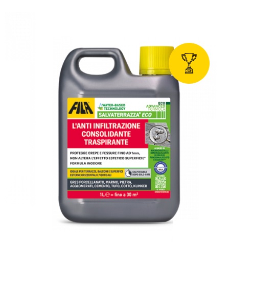 Protettivo anti infiltrazioni Salvaterrazza eco ad acqua  lt1 FILA