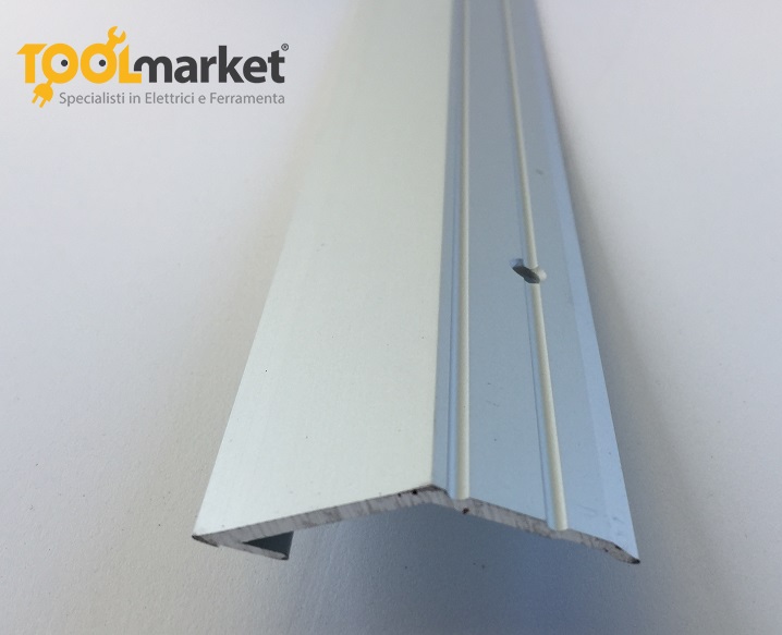 Profilo alluminio per pavimento da 44 mm da 2.70 mt