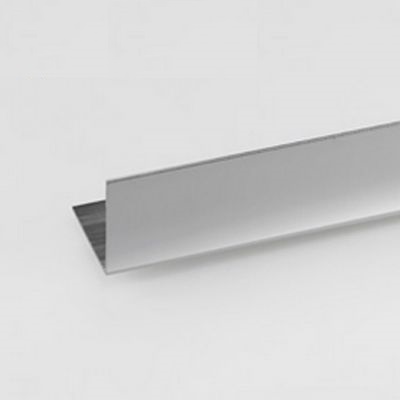 Profilo alluminio lucido angolare