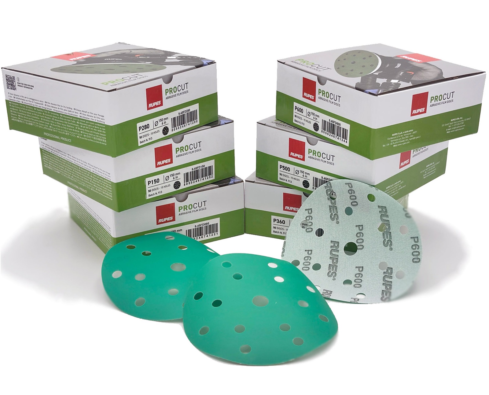 Disco abrasivo velcrato per FERRO  diametro 150 RUPES